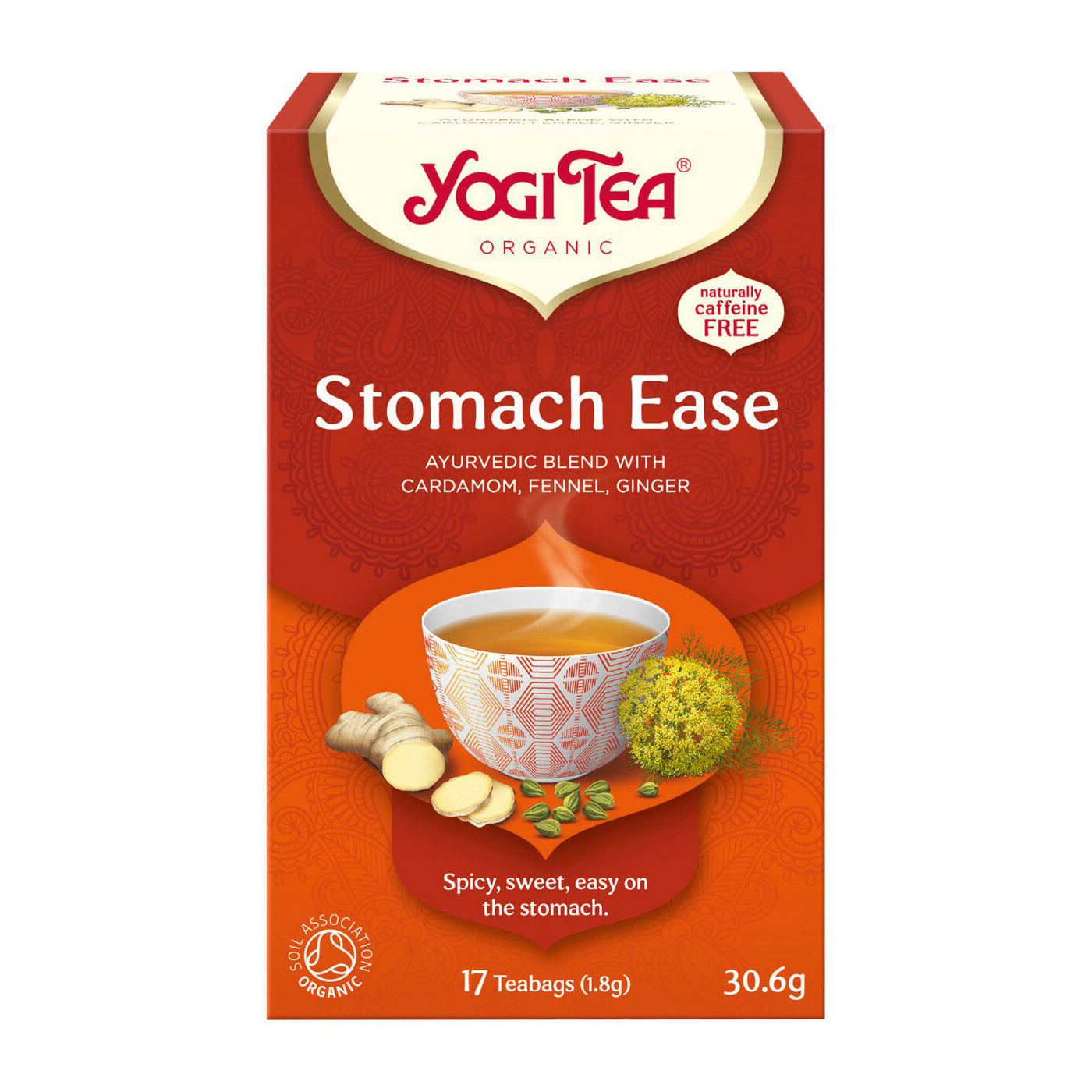 Stomach Ease Organic 17 Teabags - Just Natural
