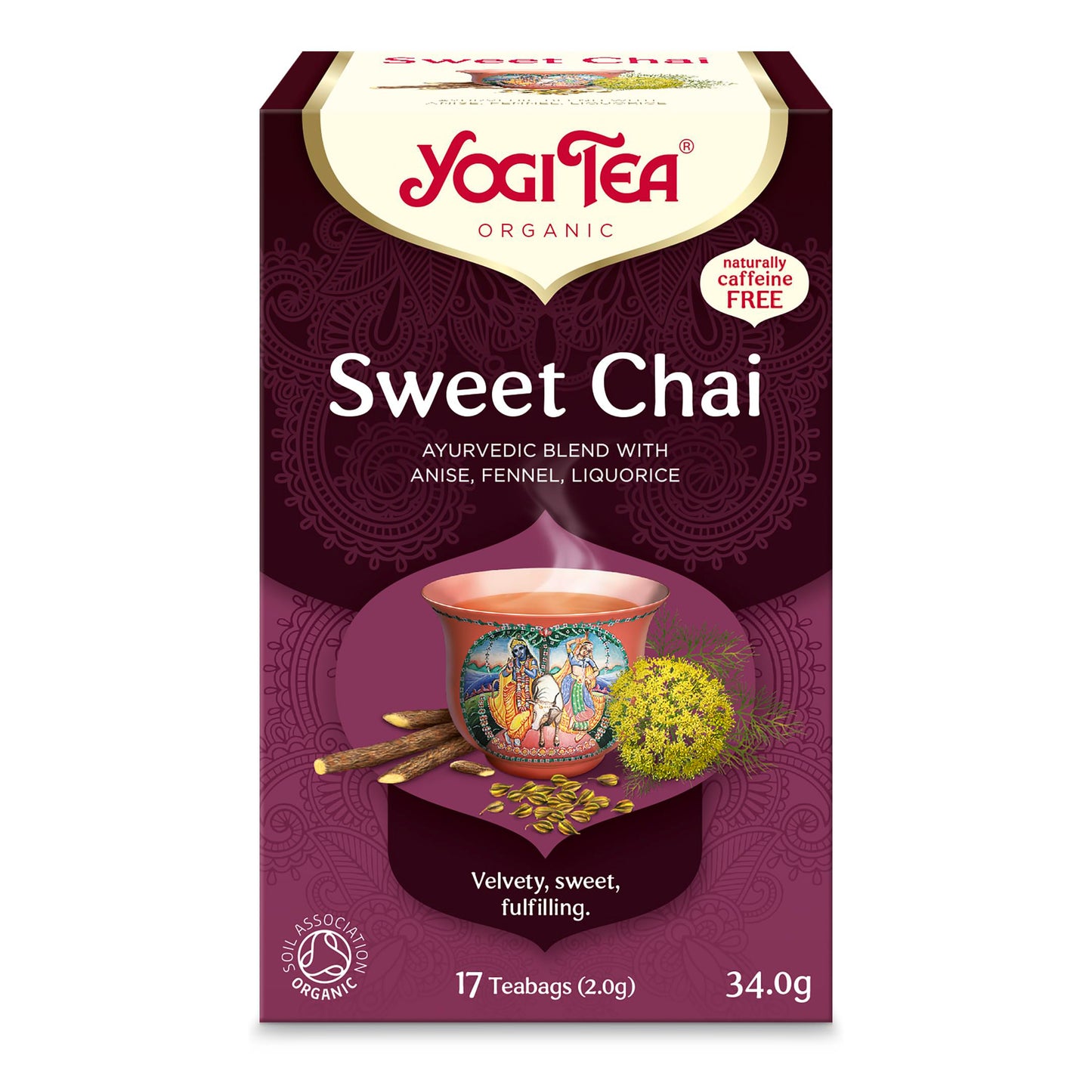 Sweet Chai Organic 17 Teabags - Just Natural