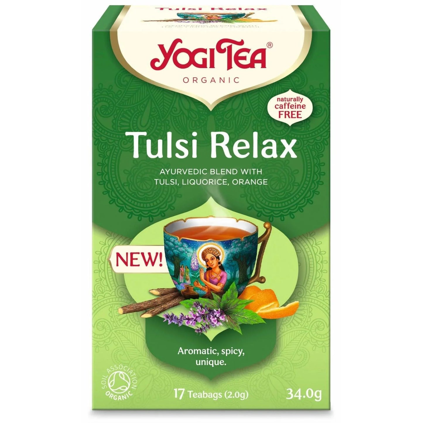 Tulsi Relax Organic 34.0 g 17 Teabags - Just Natural