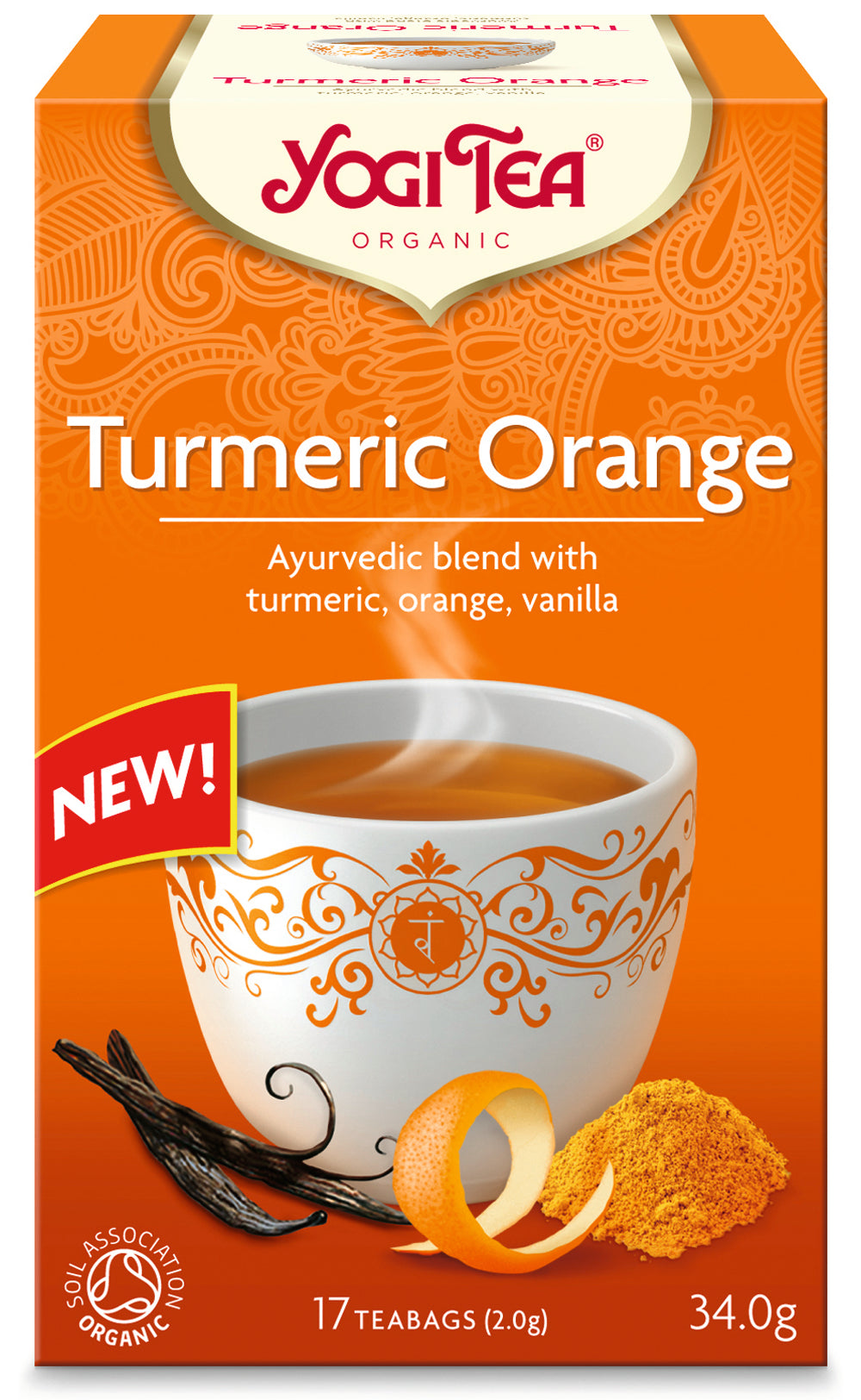 Turmeric Orange 17 Teabags Just Natural