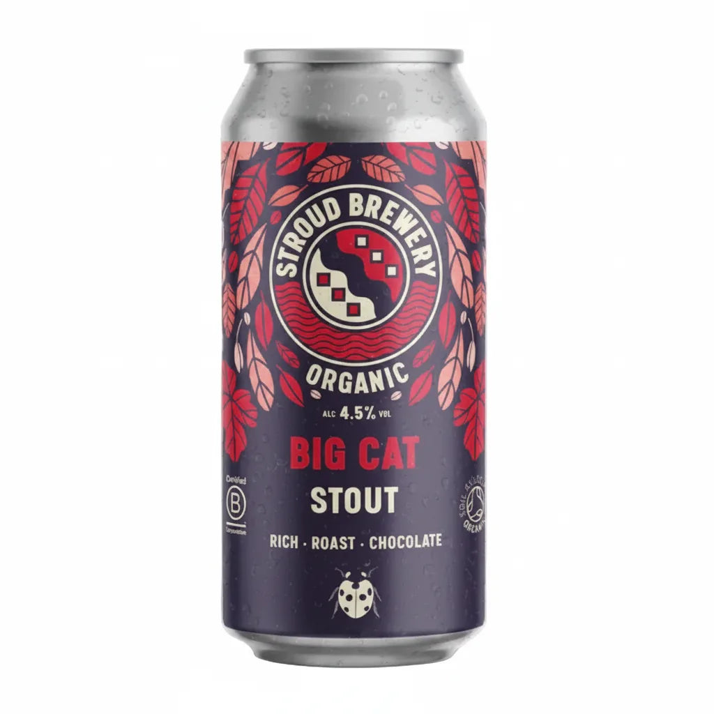 Stroud Brewery Big Cat Stout 4.5% ABV 500ml