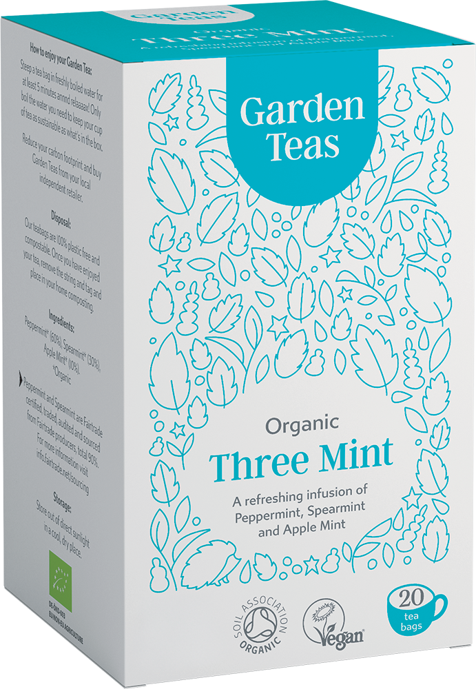 Garden Teas Organic Three Mint Infusion 20 Plastic Free Envelopes