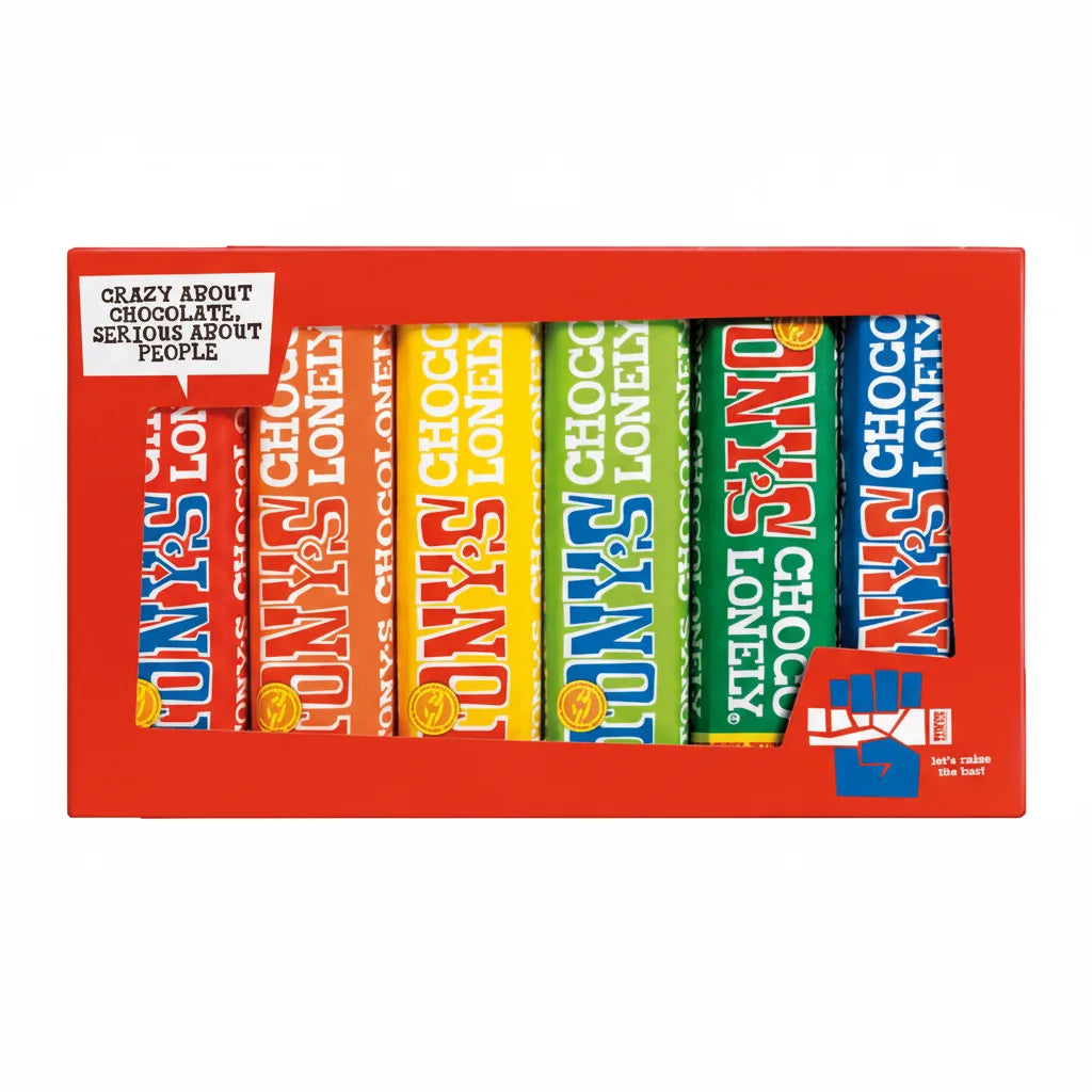 Tonys Chocolonely Rainbow Tasting Pack