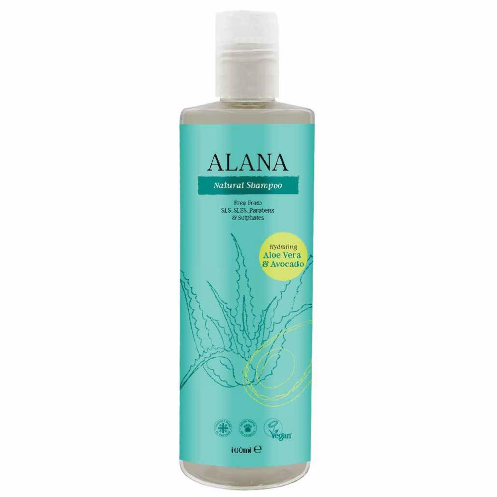 Aloe Vera and Avocado Shampoo 100ml Travel Bottle Just Natural